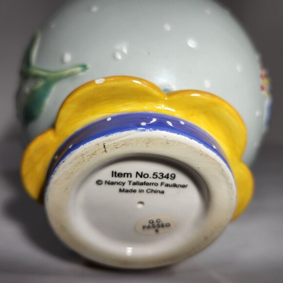 Gardeners Flower Vase Friend Sentiment Artist Nancy Tellaferro Faulkner - Picture 6 of 10